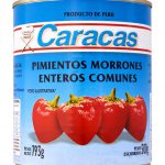 Pimientos morrones enteros Caracas 12x750