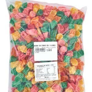 Ananá en cubos multicolor