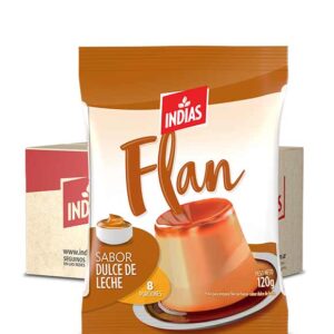 Flan dulce de leche 12 x 120g.