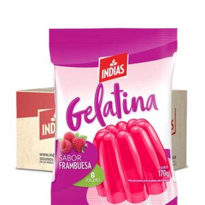 Gelatina de frambuesa 12 x 170g.
