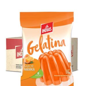 Gelatina naranja 12 x 170g.