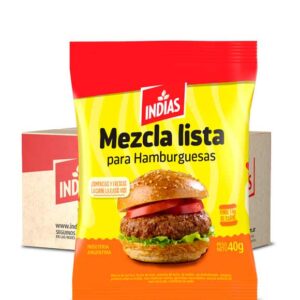 Mezcla lista p/hamburguesas 25 x 40g.