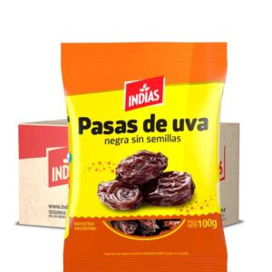 Pasas de uva 12 x 100g.