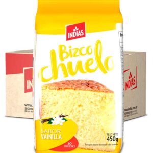 Polvo para bizcochuelos vainilla 10 x 450g.