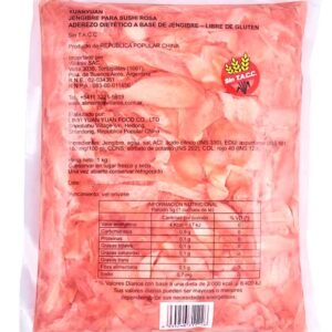 Lamina de jengibre Yuanyuan rosa