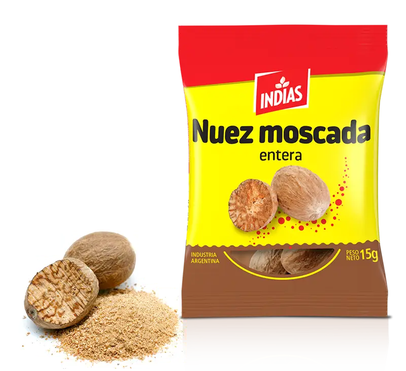 Nuez moscada entera Indias