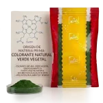 Colorante natural verde vegetal